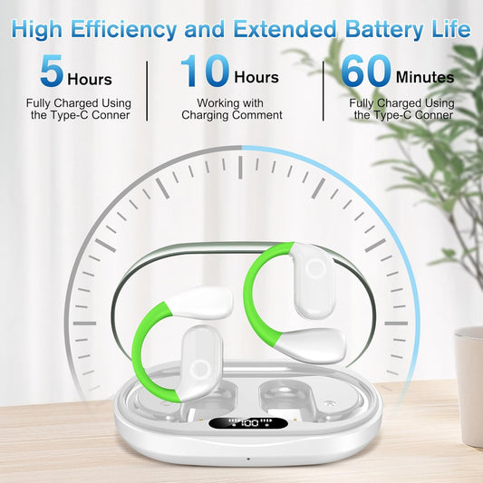 AI Language Translation Earbuds, Translator Earbuds Real Time with iOS & Android, Noise Cancelling,144-Language Bluetooth Headphones Translating Device for Travel and Business, White