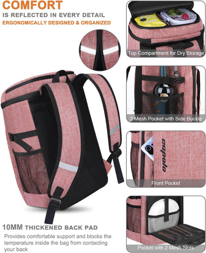 Capolo 36/45 Cans Cooler Backpack Insulated Waterproof for Women Men Lunch Backpack Coolers Leak Proof Soft Cooler Bags