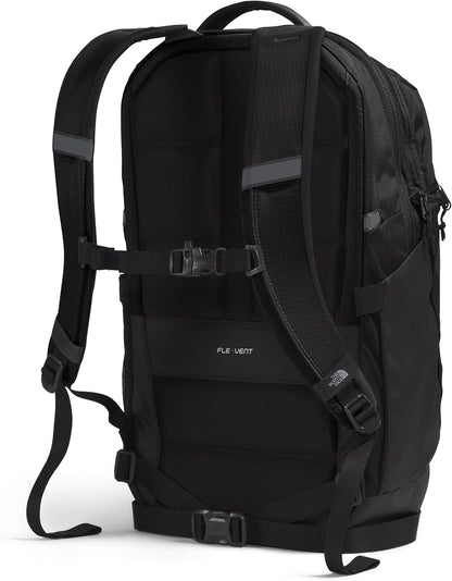 THE NORTH FACE Surge Commuter Laptop Backpack | Daypack with Water Repellent Finish, 16" Laptop Sleeve, Reflective Details, TNF Black/TNF Black-NPF, One Size