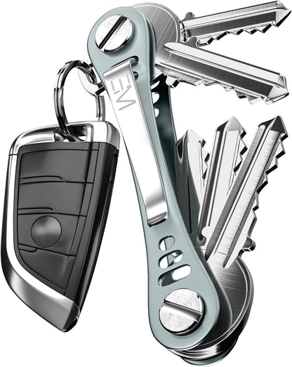 EM Premium Products Compact Key Holder - Pocket Key Organizer - 14 Keys Key Bar