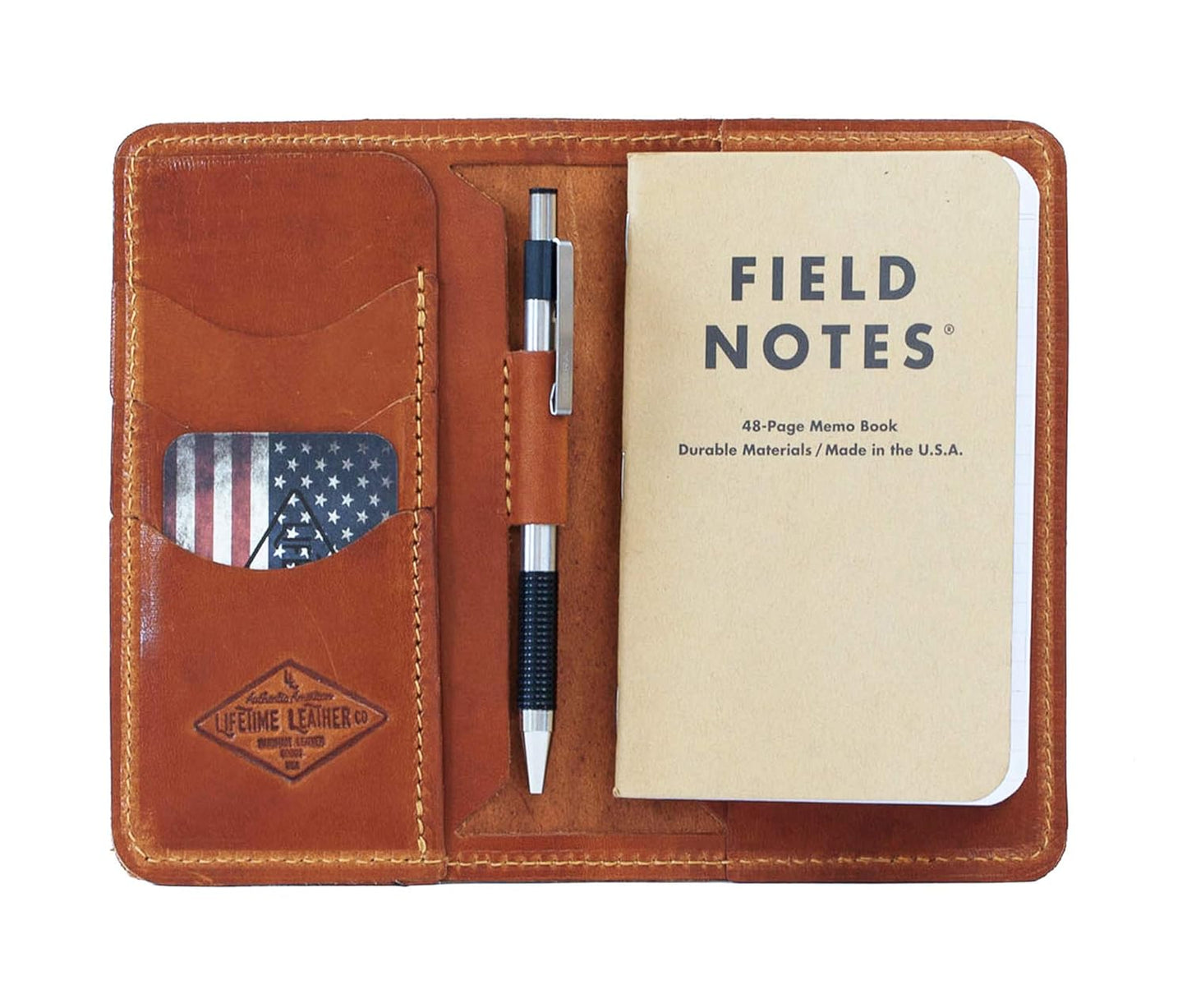 Personalized Leather Field Notes Wallet, Field Notes Cover, Passport Wallet, Handmade in Arizona