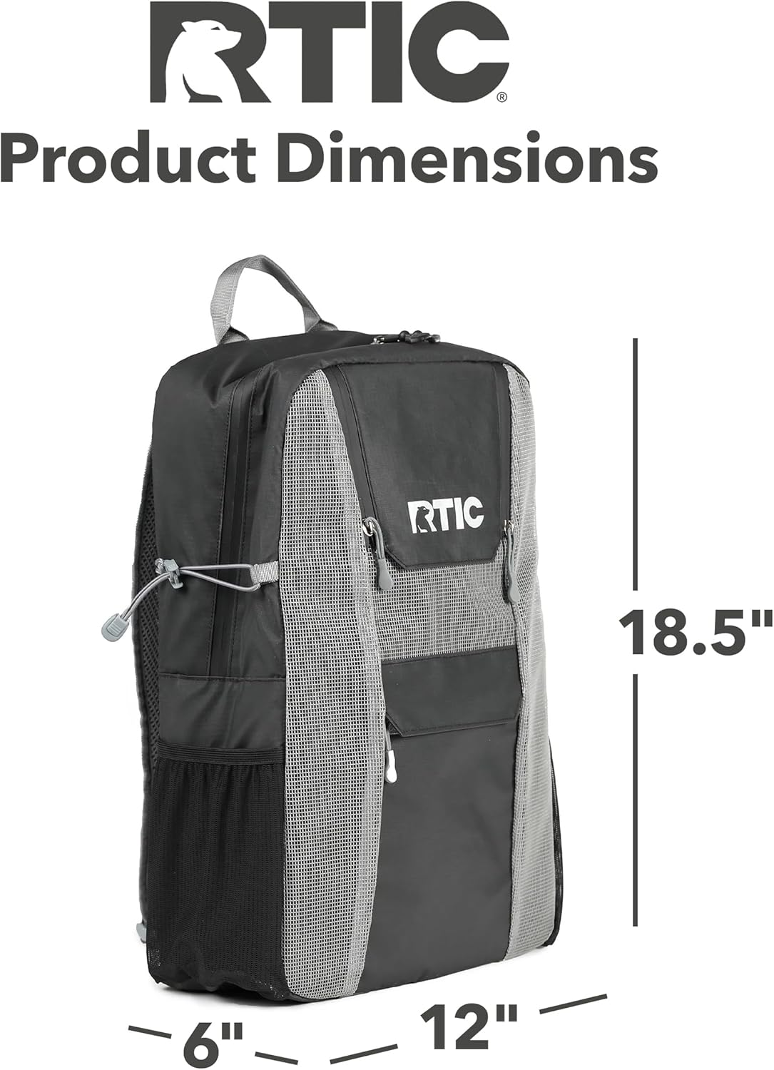 RTIC Chillout 24 Can Backpack Cooler Insulated Portable Soft Cooler Bag for Lunch, Beach, Drink, Beverage, Travel, Camping, Picnic, Car, Hiking