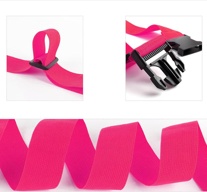 2Pcs Luggage Straps for Suitcase Travel Accessories TSA Approved, 80In Long Belts to Keep Your Suitcase Secure, Adjustable Bag Straps with Quick-Release Buckle for Travel Bag Closure, Rose