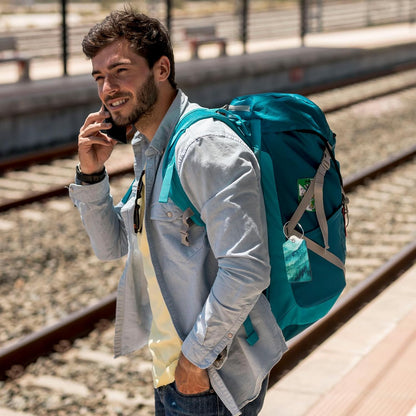 Fun Luggage Tags for Suitcases Leather Name Tag for Luggage Cute Travel Baggage Tags for Carnival Cruise Ships with Funny Patter 2pcs (Mountain)