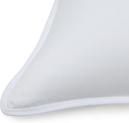 Amazon Basics Down-Alternative Pillows for Stomach and Back Sleepers, Soft Density, 20 x 36 inches, 2-Pack, White