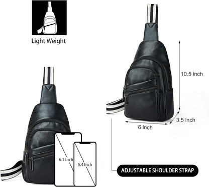 Sling Bag Crossbody Bags for Women Small Cross Body Bag Fanny Packs Chest Sling Purse for Daily Travel Leisure Sport