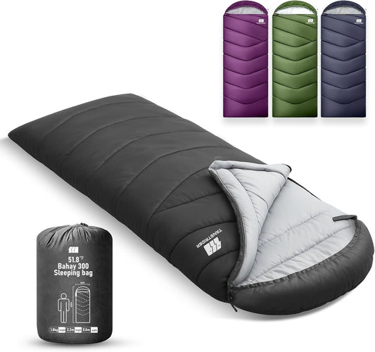 Sleeping Bags for Adults Cold Weather,Portable, Waterproof,Lightweight Camping Sleeping Bag for Tall Girls Boys with Compression Sack for Warm Camping, Hiking, Outdoor & Indoor