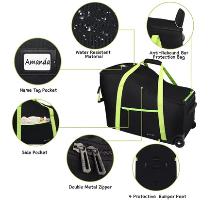 Baby Car Seat Travel Bag Fit Chicco Keyfit 35 and Anti-rebound Bar Base, Doona Car Seat Stroller and Base, Nuna Pipa Travel Bag, Infant Car Seat Bags for Air Travel, Doona Travel Bag