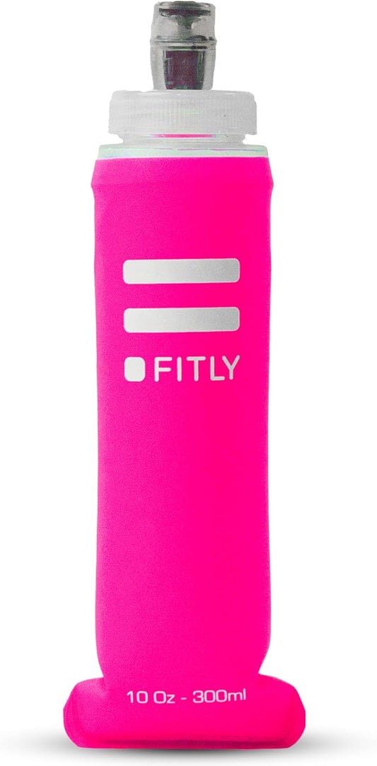 Soft Flask - Shrink As You Drink Soft Water Bottle for Hydration Pack - Folding Water Bottle Ideal for Running, Hiking, Cycling, Climbing & Rigorous Activity