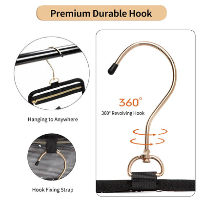 CUBETASTIC Mesh Shower Bag, Hanging Travel Toiletry Bag for Men Women, Portable Quick Dry Shower Organizer Pouch for College Dorm Room Essentials with 3 Compartment