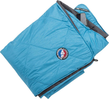 Big Agnes Why Not Picnic Blanket, 55x85 - Waterproof Outdoor Blanket with Insulation, Hidden Pocket & Stuff Sack for Camping, Beach, & Concerts
