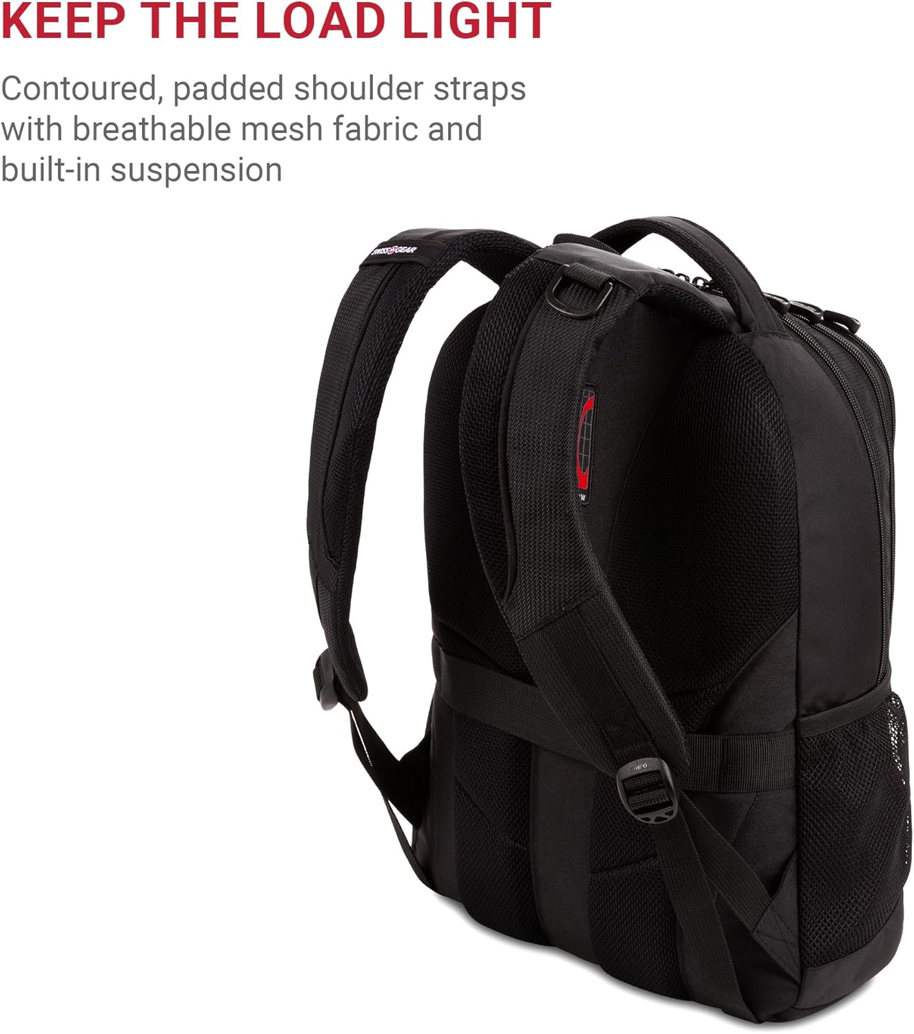 SwissGear Cecil 5505 Laptop Backpack, Black, 18-Inch