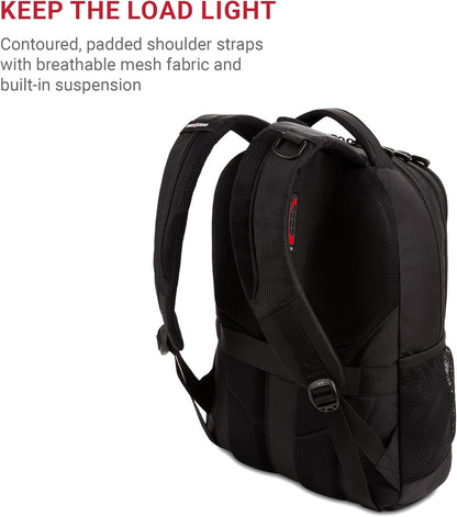 SwissGear Cecil 5505 Laptop Backpack, Black, 18-Inch