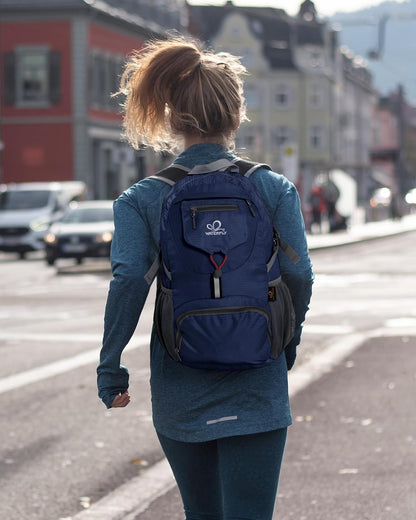 WATERFLY Small Lightweight Packable Backpack: 20l Ultra Light Foldable Travel Hiking Camping Daypack Day Pack for Man Woman