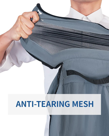 ECOHUB 7 Set Packing Cubes Tear-Resistant Luggage Packing Organizers with Number Icon for Travel Accessories Luggage Suitcase Machine Washable Packing Cubes (Grey)