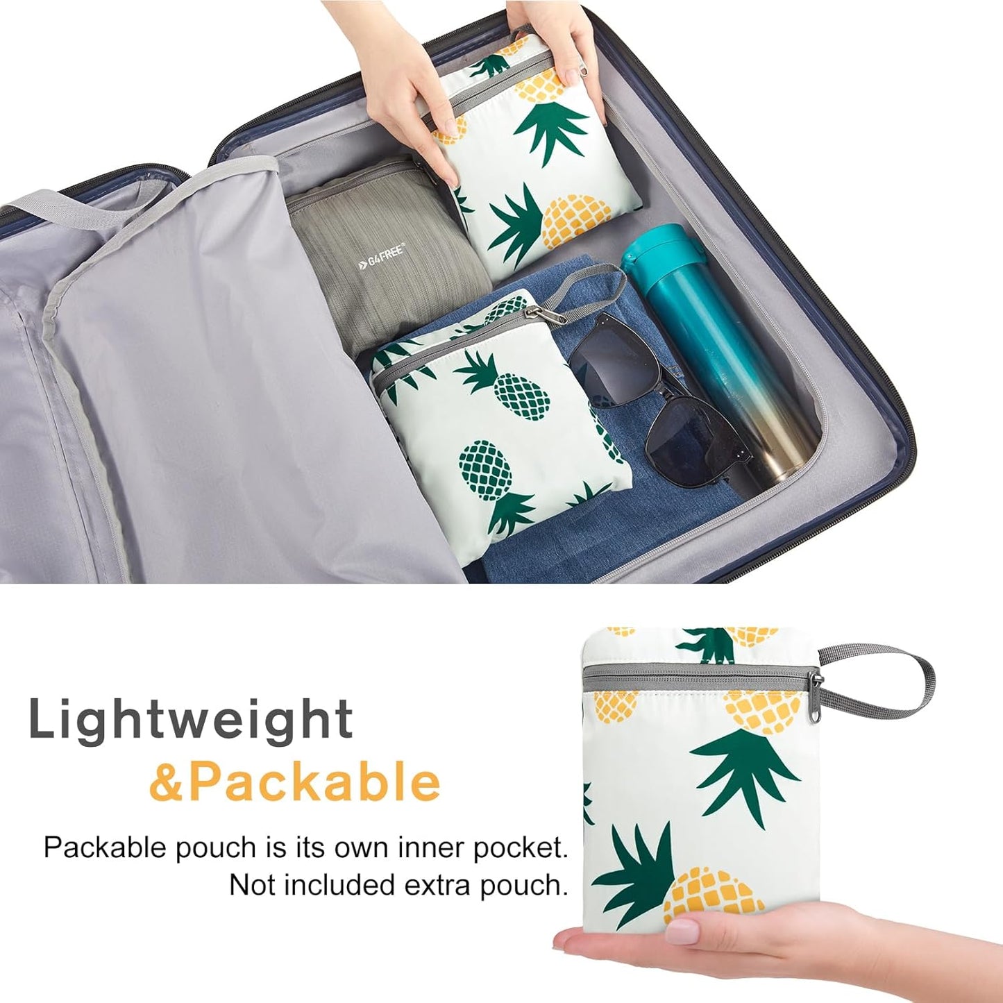 G4Free 10L/15L Hiking Backpack Lightweight Packable Hiking Daypack Small Travel Outdoor Foldable Shoulder Bag