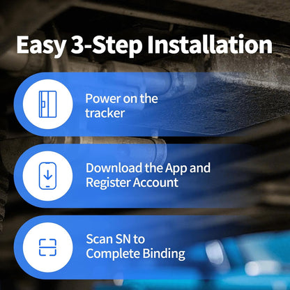 GPS Tracker for Vehicles, No Monthly Fee, No Subscription, 120-Days Long Battery Life, 4G SIM Card and Data Included, Trip History, GeoFence, Driving Alerts, Magnectic