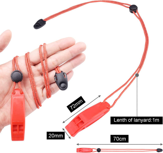 4Pack Emergency Whistles with Adjustable Reflective Lanyard, Shrill Loud Safety Whistle for Outdoor Survival Hiking Camping Hunting Fishing Kayak Life Vest Jacket Boating Rescue Signal (MilitaryGreen)