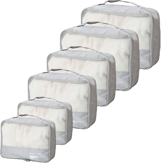 Packing Cubes Set Travel Luggage Organizers Suitcase Lightweight Accessories