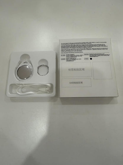 Air Tracker Tag Blue 1 Pcs, Bluetooth Item Finder Work with Apple Find My (iOS Only), Smart Tag for Luggage/Key/Suitcases/Backpack, Replaceable Battery.