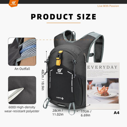 SKYSPER Small Hiking Backpack - 25L Travel Daypack Lightweight Bag Water Resistant Hiking Backpacks for Women Men