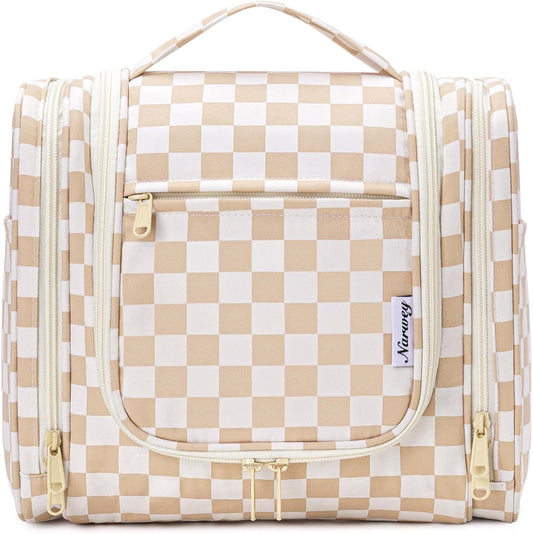 Narwey Hanging Toiletry Bag for Women Travel Makeup Bag Organizer Toiletries Bag for Cosmetics Essentials Accessories