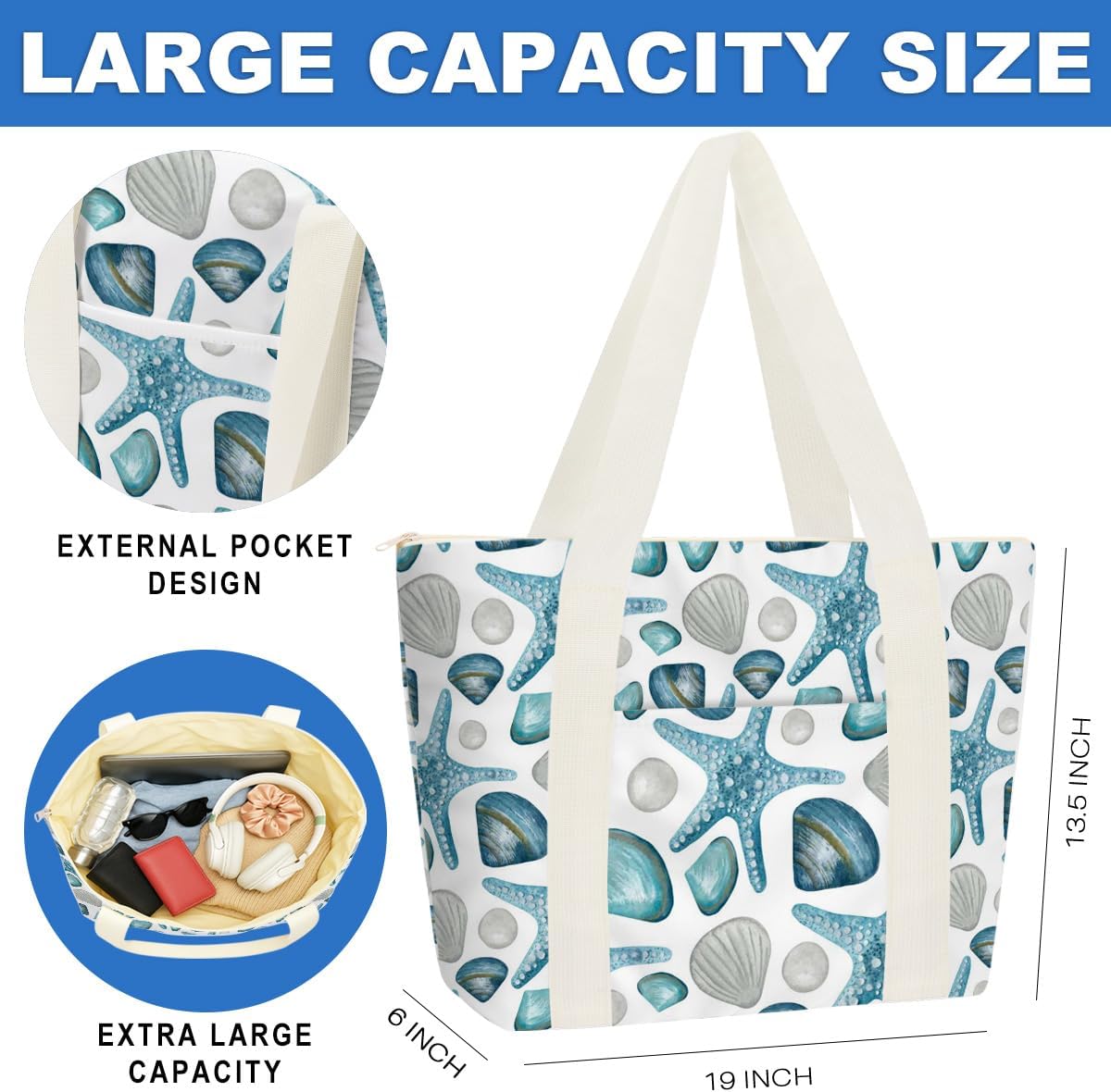 Beach Bags Wet Bag for Swimsuit Tote Bag for Friends Travel Gifts, Aloha Bags Waterproof Vacation Essential