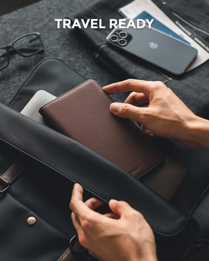 VULKIT Passport Holder Wallet RFID Blocking Travel Wallet for Men & Women