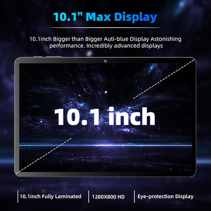 Android 14 Tablet,10 inch Tablets, Octa Core Processor, 10GB+64GB+512GB Expansion, 1280x800 HD IPS Display Screen, Wi-Fi6, Dual Camera, 6000mAh Battery Tablet PC,Support Widevine L1 Google Kids Space