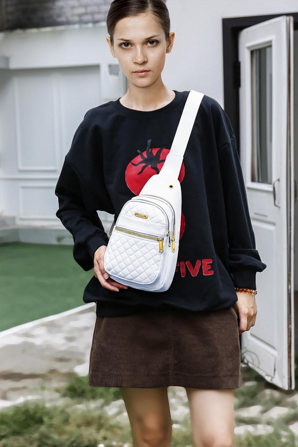 Small Sling Bag For Women Men Casual Crossbody Sling Backpack