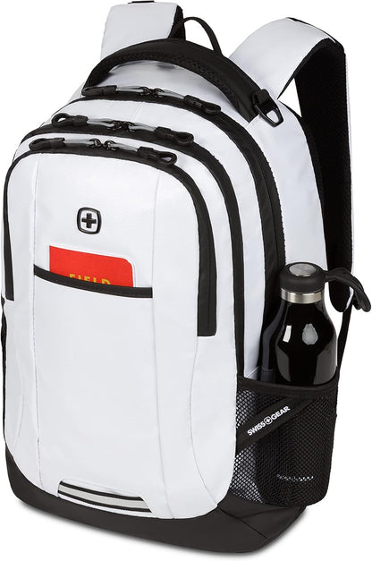 SwissGear Cecil 5505 Laptop Backpack, White, 18-Inch
