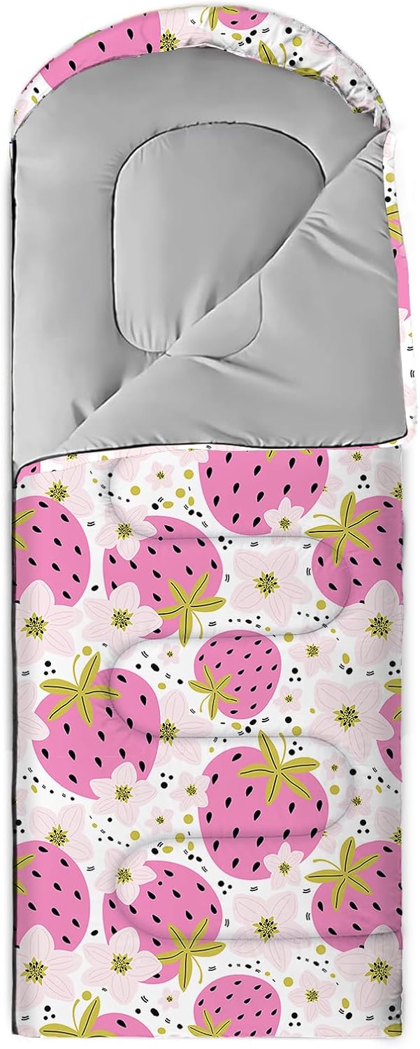 oaskys Camping Sleeping Bag - 3 Season Warm & Cool Weather - Summer Spring Fall Lightweight Waterproof for Adults Kids - Camping Gear Equipment, Traveling, and Outdoors