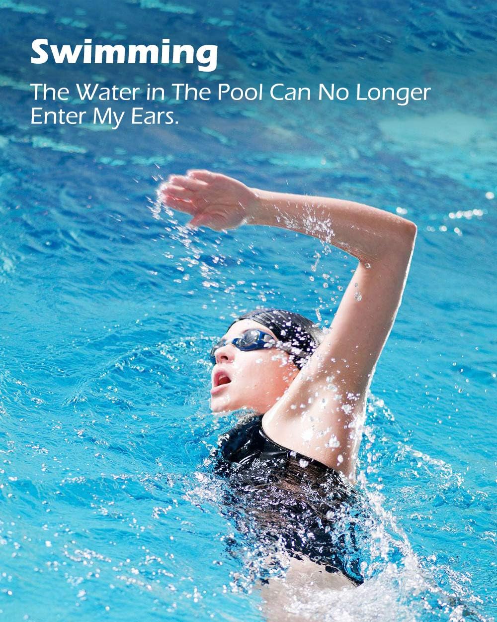 10 Pairs Noise Cancelling Ear Plugs, Premium Soft Silicone, Reusable, Waterproof, Hypoallergenic, Noise Reduction Earplugs for Swimming, Airplanes, Concerts, Shooting, Travelling, Sleeping & Snoring