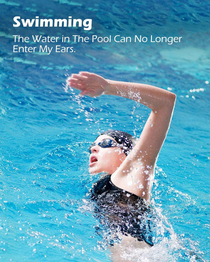 10 Pairs Noise Cancelling Ear Plugs, Premium Soft Silicone, Reusable, Waterproof, Hypoallergenic, Noise Reduction Earplugs for Swimming, Airplanes, Concerts, Shooting, Travelling, Sleeping & Snoring