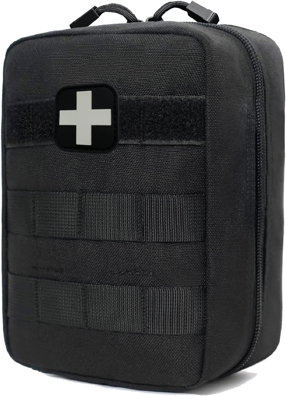First Aid Kit EMT Medical IFAK Pouch, Molle Tactical Med Emergency Trauma Bag for Camping Home Car Hiking Hunting (Black)