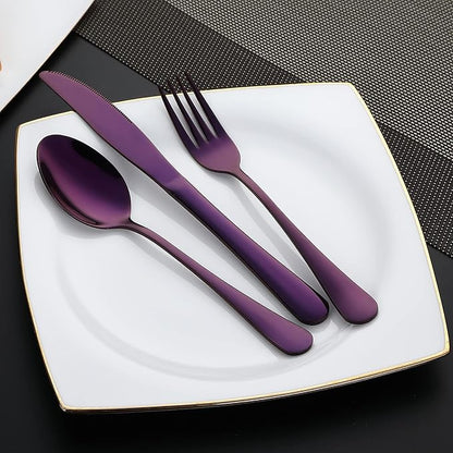 DEVICO Portable Utensils, Travel Camping Cutlery Set, 8-Piece including Knife - Image 3