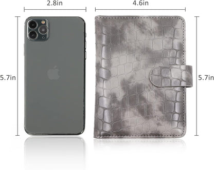 Melsbrinna Rfid Passport Holder for Travel women/Men, Cute Passport Wallet Rfid Blocking Card Slots, Rfid Passport Cover/CaseTravel Wallet, Passport Book Holder (1, Grey)