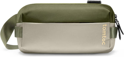 tomtoc Compact EDC Sling Bag, Minimalist Chest Shoulder Backpack Crossbody Bag for Men Women, Lightweight Carry Casual Bag