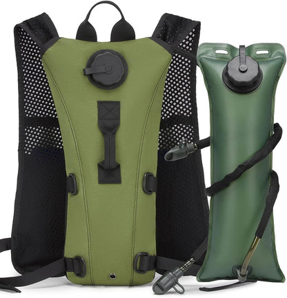 ATBP Running Hydration Vest Pack Tactical 3L Water Bladder Backpack Bag for Cycling Marathon Hiking Daypack Men & Women