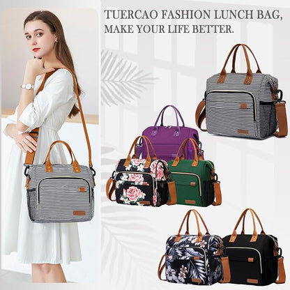 TuErCao Lunch Bag Women Insulated Lunch Box - Image 7