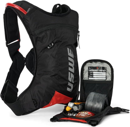 USWE MTB Hydro Hydration Pack with Hydration Bladder - Hydration Backpack for Cycling, Mountain Biking, E-MTB and Gravel Riding, Backpack with Water Bladder