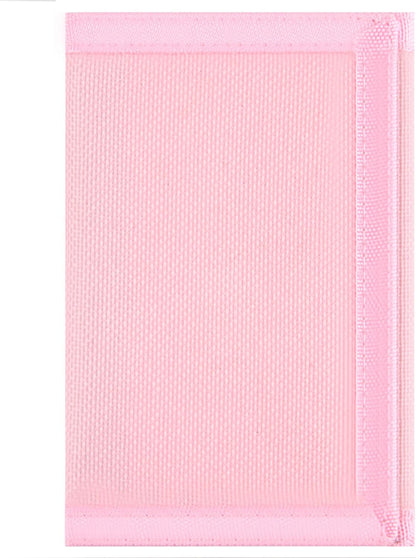 NEICY RFID Blocking Canvas Wallet for Men and Women - Camo Trifold Outdoor Sports Wallets with Magic Sticker for Teen Kids (Pink)