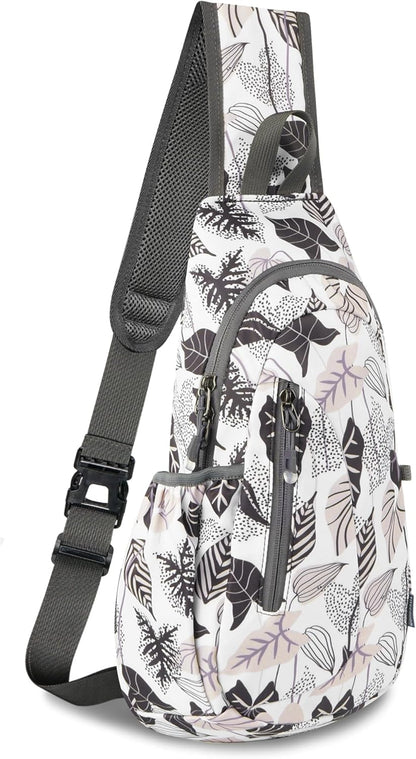 TITECOUGO Small Sling Bag, Lightweight Crossbody Backpack for Men Women, Shoulder Bag for Sports and Outdoor