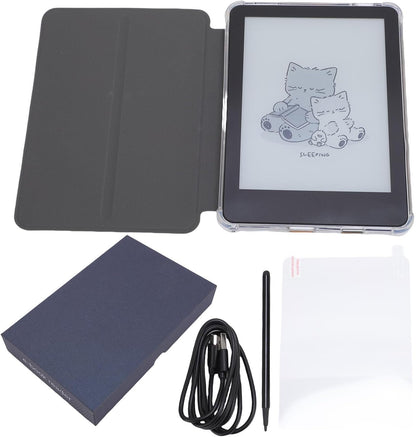 Yoidesu Electronic Book Reader, E Book Reader 6 Inch for Home (Black)