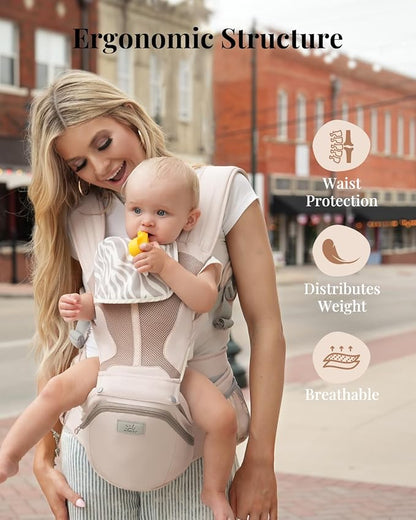 MOMTORY Carryall™ Pro Baby Carrier, Safety-Certified 6-in-1 Ultra Storage Baby - Image 6