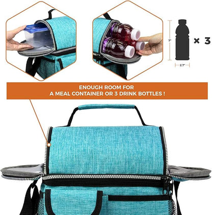 OPUX Lunch Box for Men, Adult Lunch Box Cooler, Insulated Lunch Bag Women - Image 7