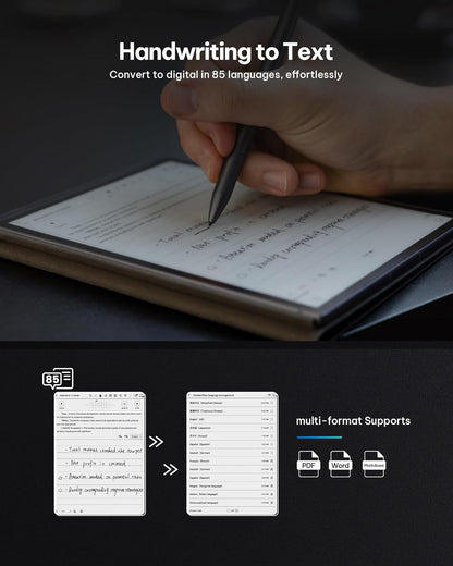 AINOTE Air 2 Bundle – 8.2" E Ink AI Note-taking Tablet with Stylus, 4096 Pressure Levels, Digital Notebook with Voice-to-Text Transcription, Multi-languages Support, Ideal for Meetings & Study