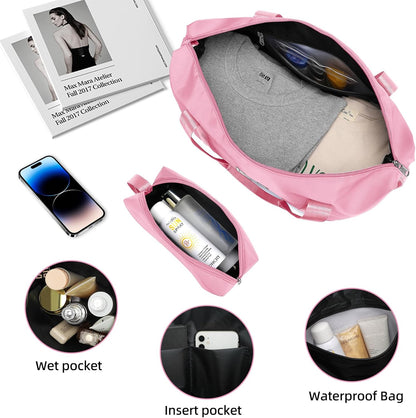 LARVENDER Luggage Sets 5 Piece Hardside Expandable Suitcase with Wheels Lock,PC+ABS Hardside Lightweight Rolling Suitcase for Women and Men,Peach Sparkling