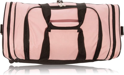 DALIX 17" Blank Duffle Bag Duffel Bag Travel Size Sports Durable Gym Bag