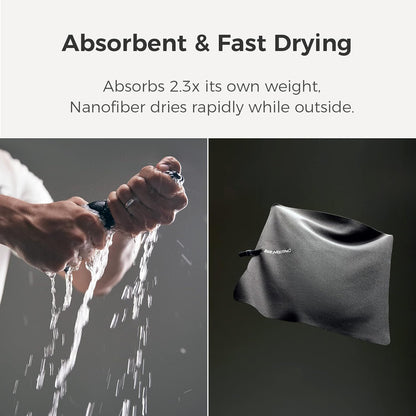 Ultralight Quick Dry Towel,Microfiber Quick-Drying Towels with Compact Packable Pocket for Travel, Beach, Camp, Gym, Swimming (Navy Blue 2 Set)